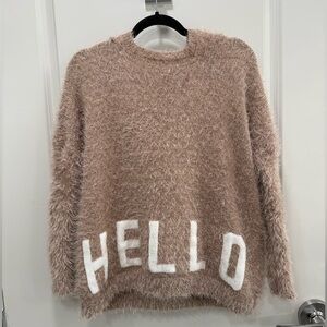 Cozy Casual Fuzzy Sweater